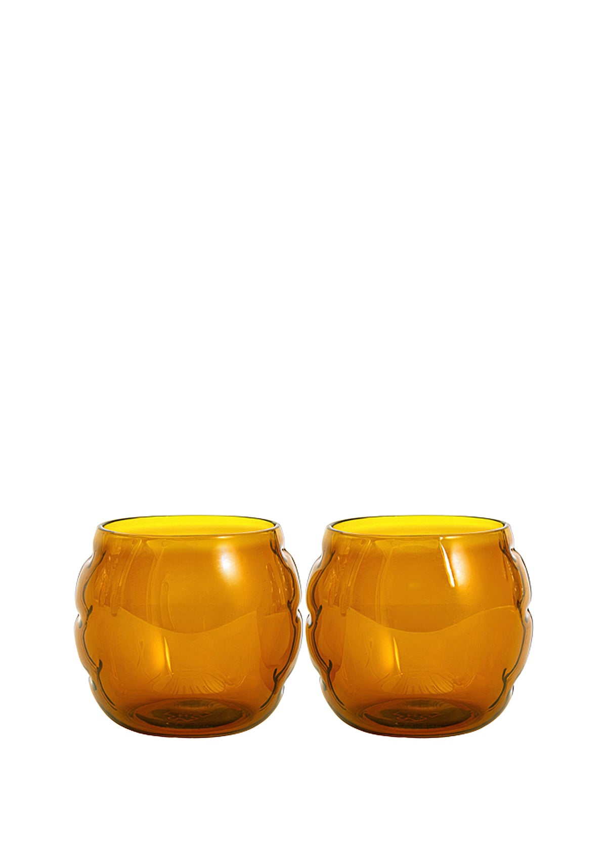 BOB Amber Glass (set of 2)