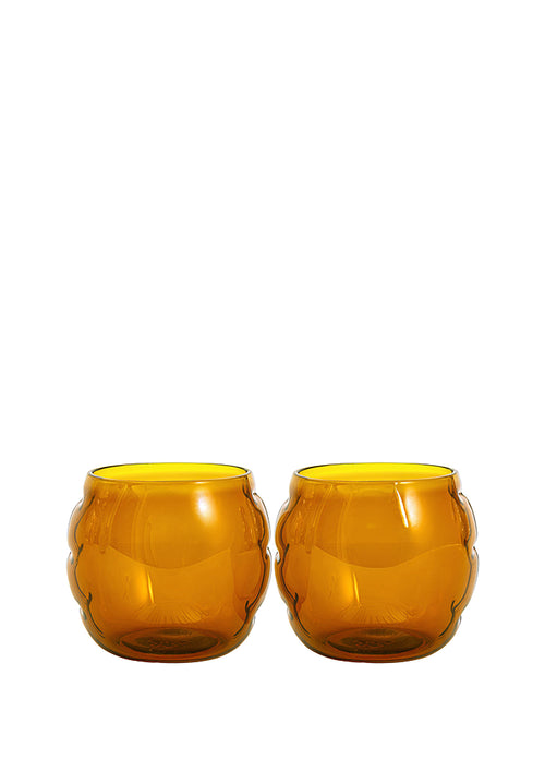 BOB Amber Glass (set of 2)